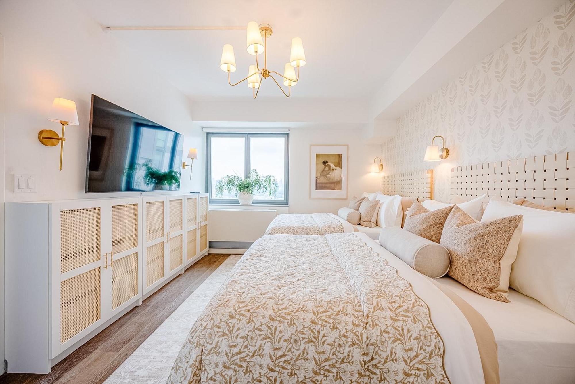 Skyline Spectacle Modern Designer Studio With Panoramic Nyc Views Apartamento *