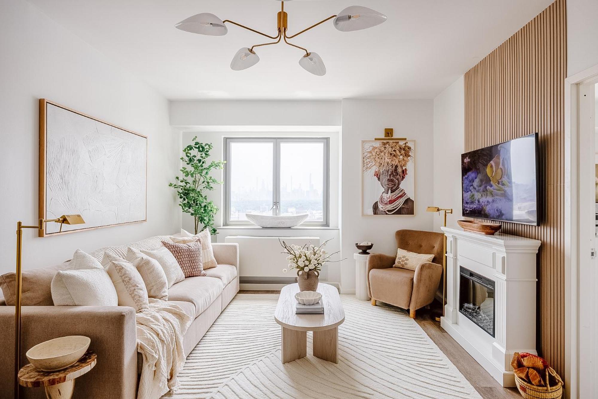 Skyline Spectacle Modern Designer Studio With Panoramic Nyc Views Apartamento