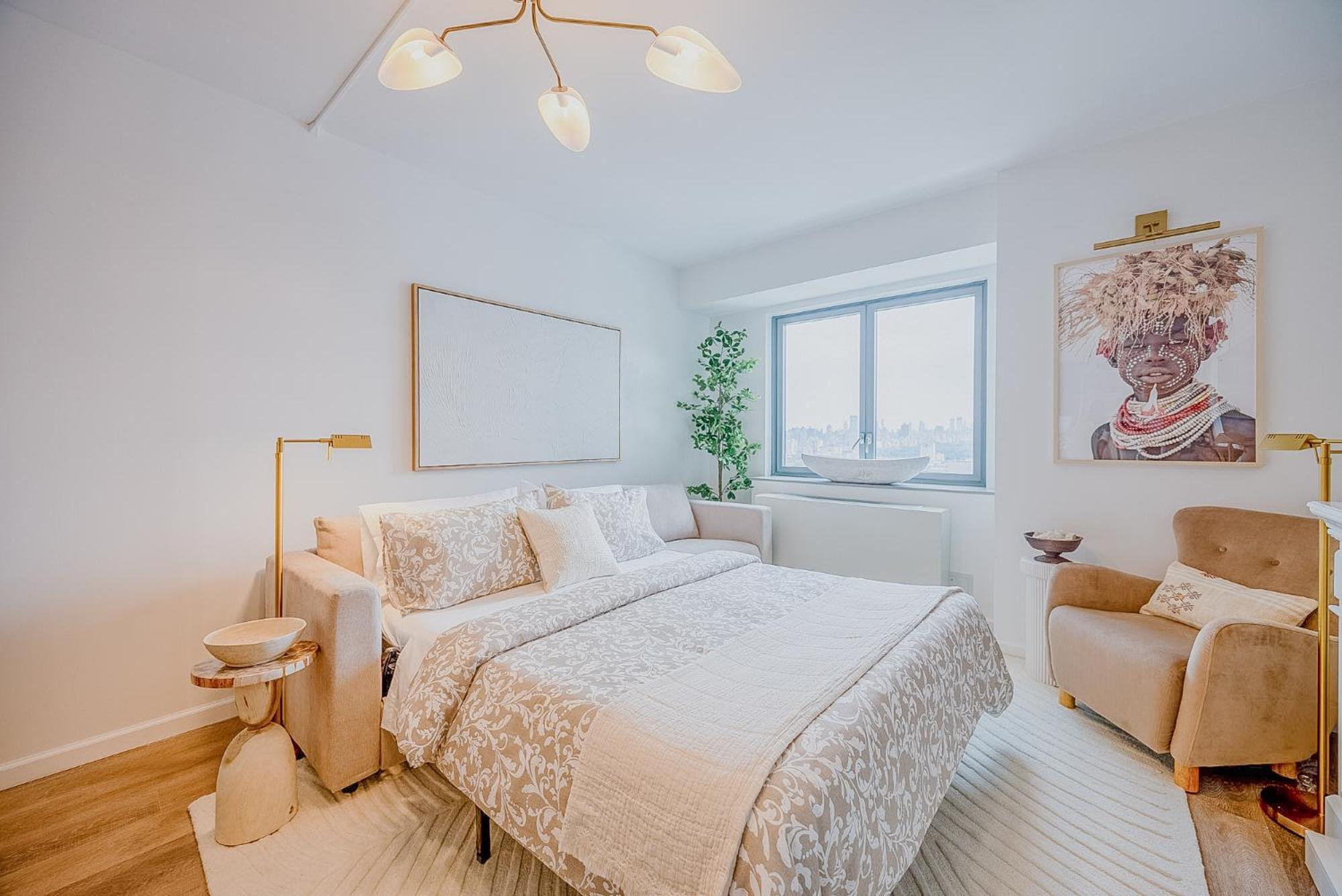 Skyline Spectacle Modern Designer Studio With Panoramic Nyc Views Apartamento Nova York